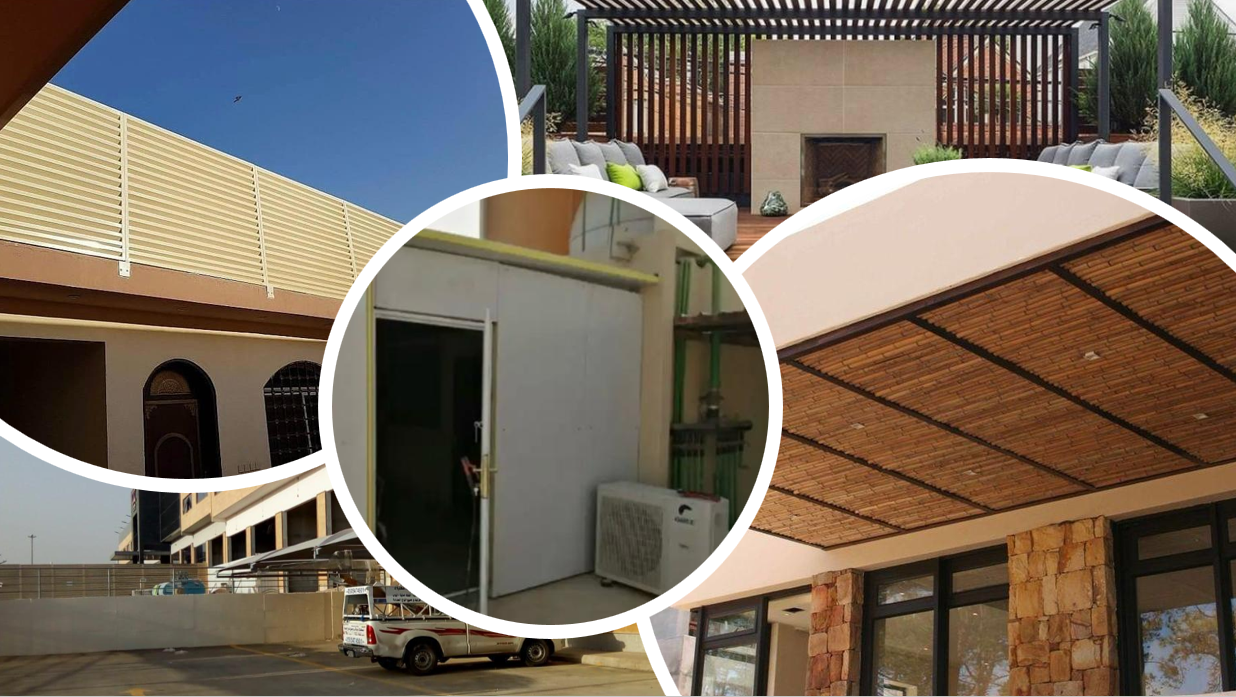 مظلات وسواتر وهناجر متخصصة